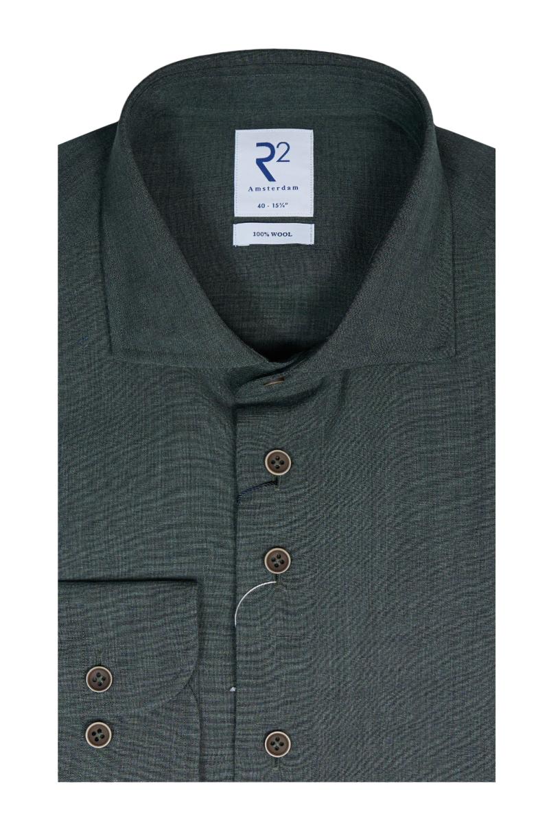 Сорочка R2 NOS.WOOL.004/070-DARK GREEN