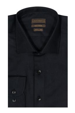 Фото рубашки Прямой силуэт Рубашка ENRICO CERINI, цвет черный