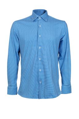 Фото рубашки Приталенный силуэт Рубашка ENRICO CERINI, цвет синий