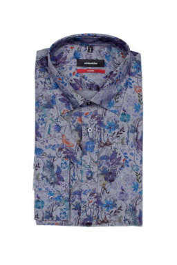 Фото рубашки Приталенный силуэт Рубашка SEIDENSTICKER, цвет синий