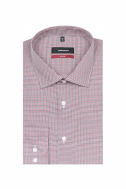 Фото рубашки Приталенный силуэт Рубашка SEIDENSTICKER, цвет красный