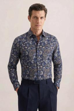 Фото рубашки Shaped Fit Рубашка SEIDENSTICKER, цвет синий